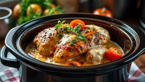 Photo: Crockpot Italian Chicken Recipe - Easy & Delicious!