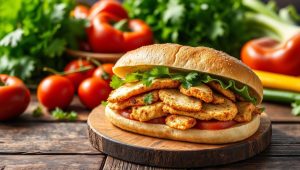 Photo: Healthy Chicken Sandwich Recipe: Quick & Tasty!