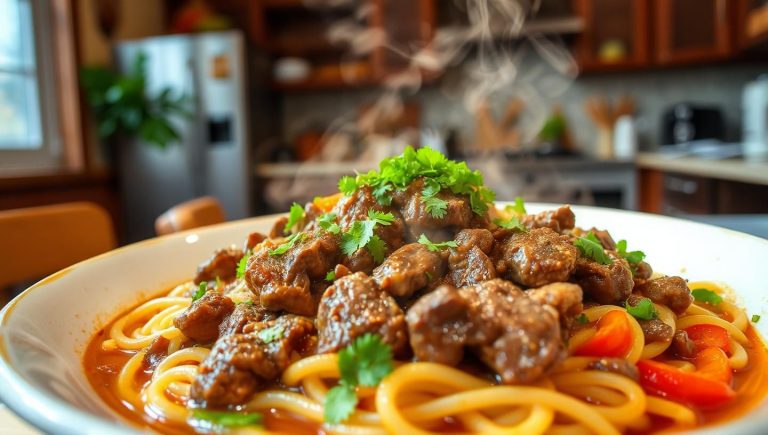 Photo: Easy Beef and Noodles Recipe - Quick Family Dinner!