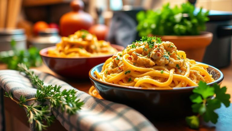 Photo: Crockpot Chicken Spaghetti Recipe - Easy & Delicious!