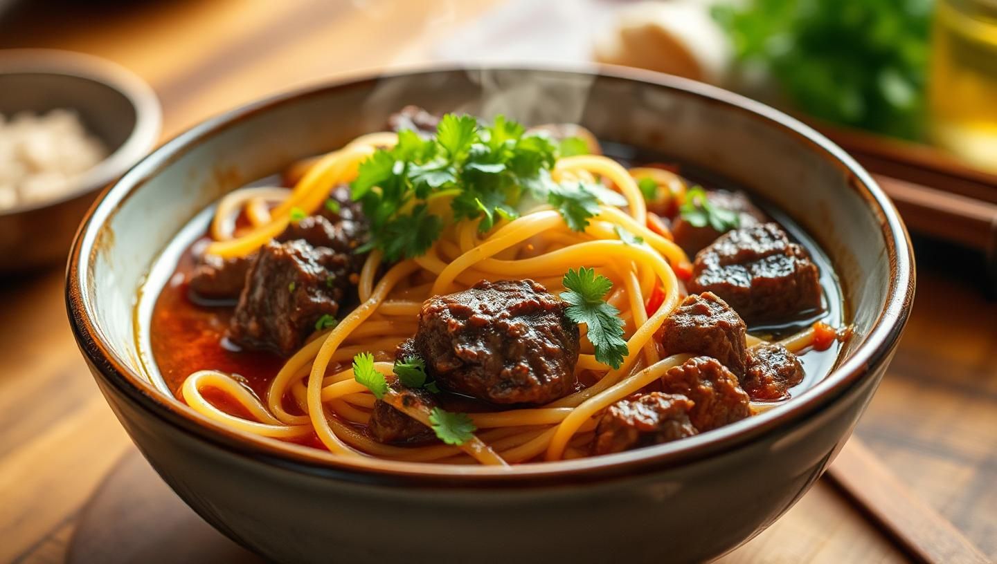 Photo: Simple Beef and Noodles Recipe - Quick & Easy Dinner!
