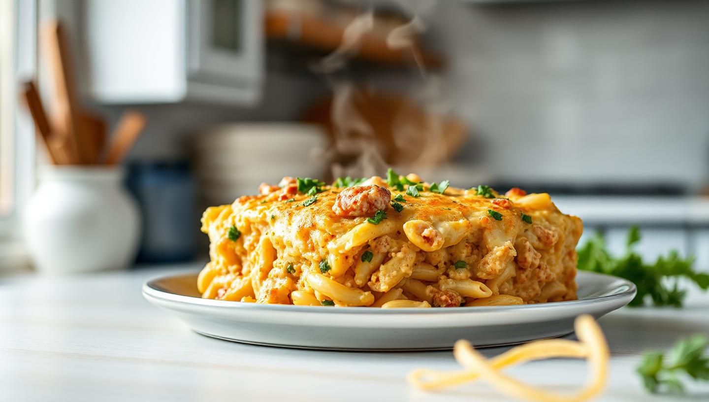 Photo: Tuna Casserole Recipe: No Soup Needed - Easy & Delicious!