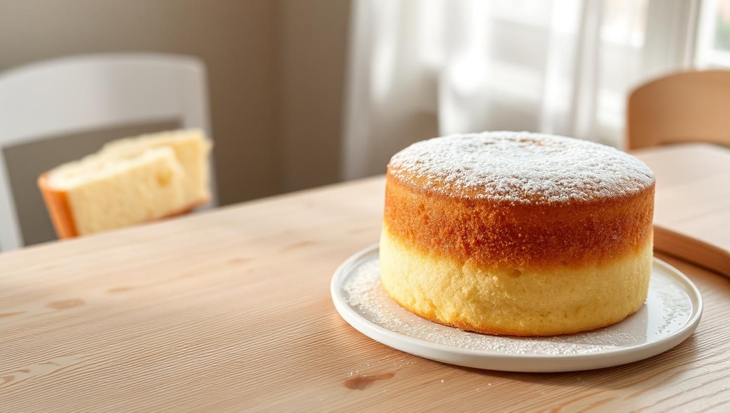 Photo: Fluffy Sponge Cake Recipe: Easy & Delicious!